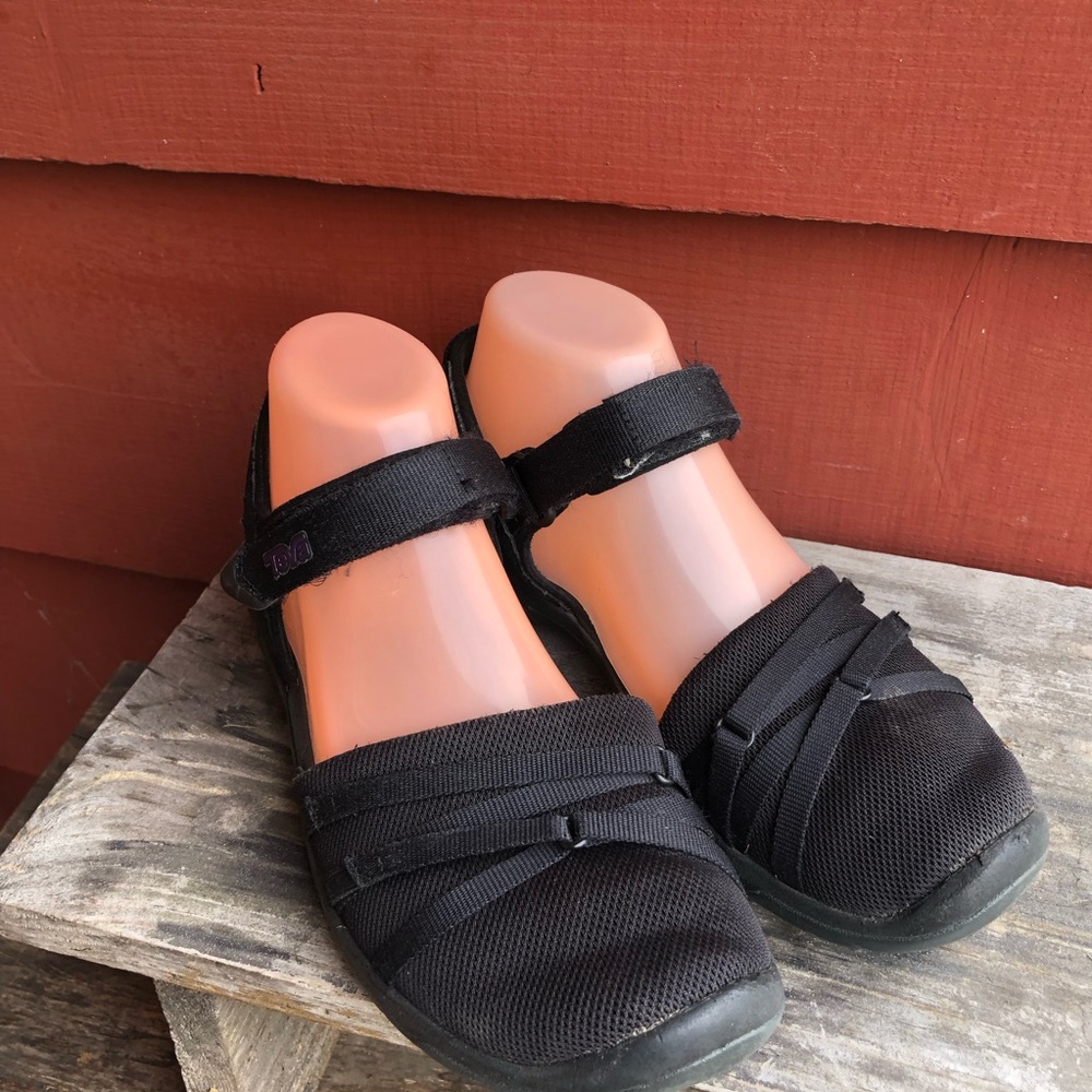 Teva 1106837 Womens Black Tirra CT Closed Toe Adjustable Strap Sandals Size 7.5 - Picture 5 of 14